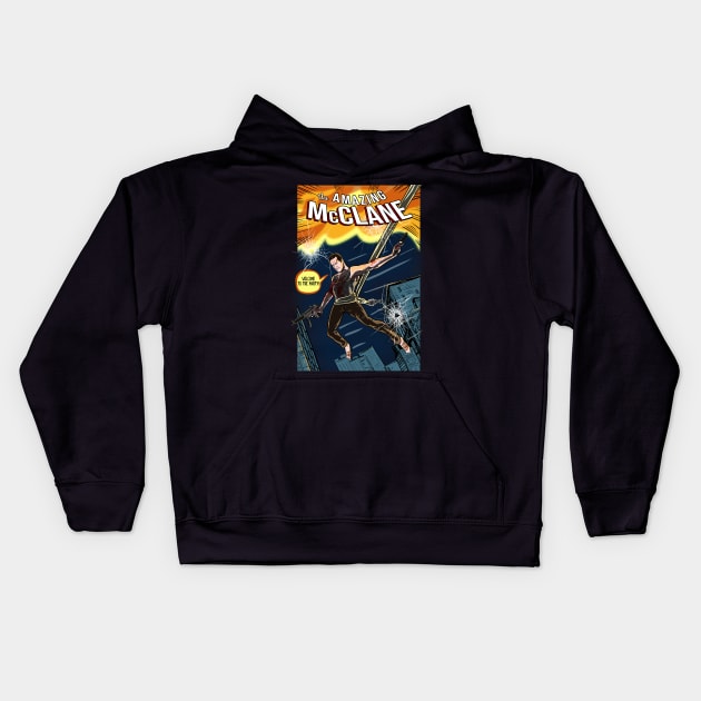 The Amazing McClane Kids Hoodie by MarianoSan